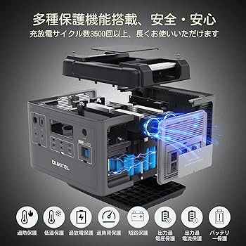 OUKITEL P2400 ポータブル電源 2048Wh瞬間最大4800W Amazon.co.jp: OUKITEL ポータブル電源 2048Wh 1.6時間満充電 13